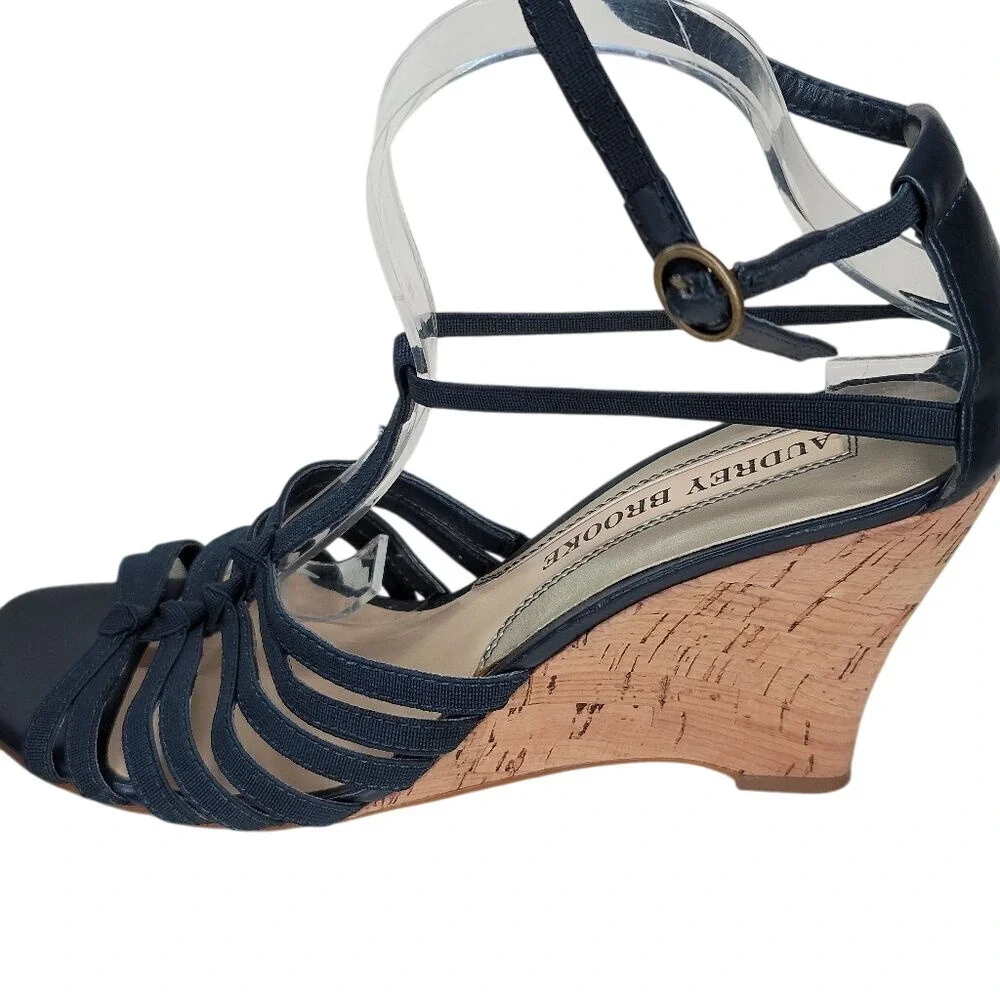 Audrey‎ Brooke Amber Black Strappy Sandals